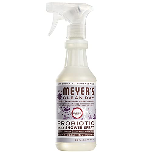 Mrs. Meyer's Clean Day Probiotic Daily Shower Spray Cleaner, Lavender Scent, 16 oz.