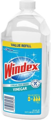 Windex Vinegar Multi-Surface Cleaner Refill, 2 Liter