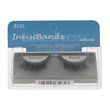 Ardell Invisiband Lashes, Babies Black, 1 Set