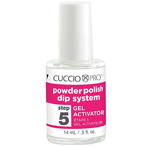 Cuccio Pro Powder Polish Dip System, Step 5 Gel Activator, 0.5 Ounce