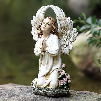 Kneeling Angel Garden Statue