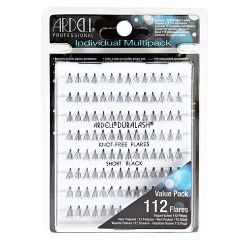 Ardell False Eyelashes Multipack Knot-Free Individuals Short Black, 1-Pack