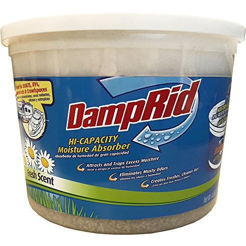 DampRid FG50FS Hi-Capacity Moisture Absorber Fresh Scent, Pack of 2