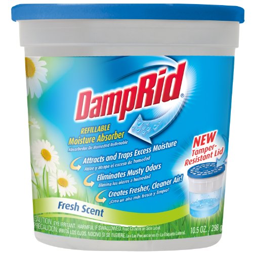 DampRid FG01FS Moisture Absorber, Fresh Scent, 10.5-Ounce