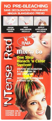 N'rage Mix and Go Hair Color System, Tense Red, 0.25 Ounce