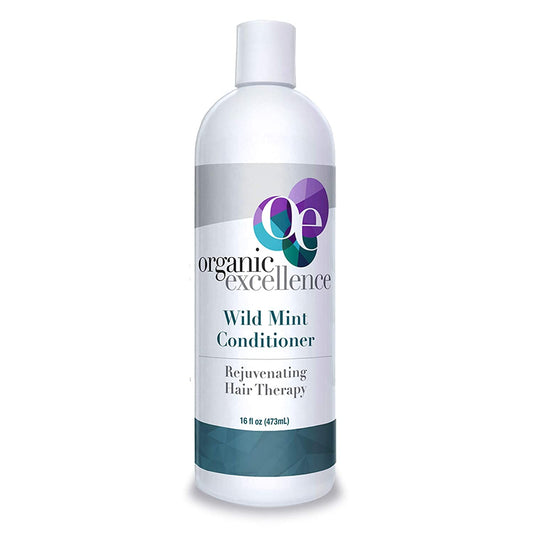 Organic Excellence Wild Mint Conditioner, 16 Fluid Ounce