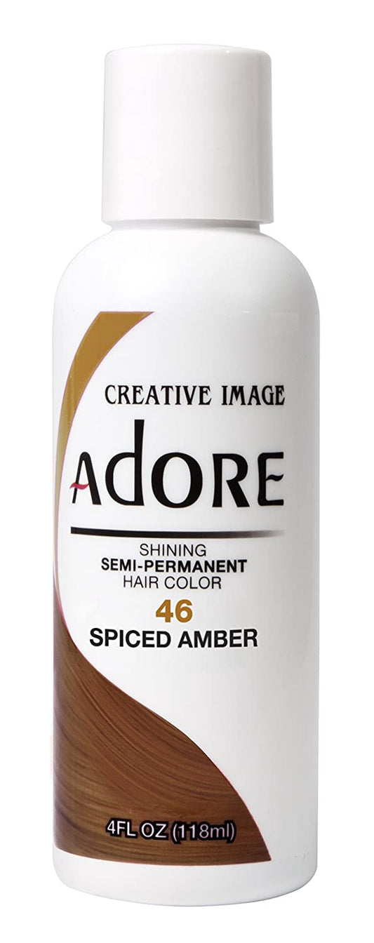 Adore Semi-Permanent Haircolor # 046 Spiced Amber, 4 Ounce (118ml)